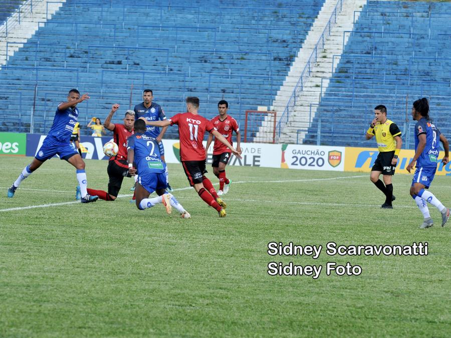 Aimoré vence o Brasil com gol nos acréscimos e larga com vantagem no Gauchão