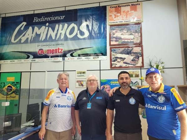 José Ernesto Mentz, André Schu, Enrico Zanetti e Homero de Toledo